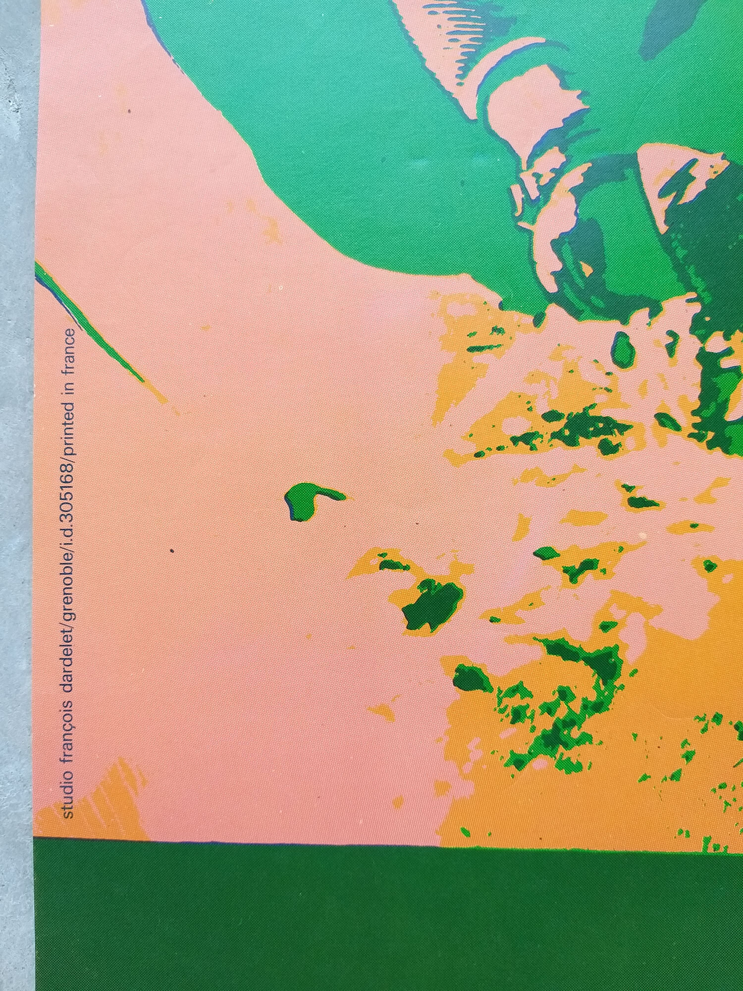 Old poster/original poster - Skis Rossignol, studio François Dardelet - ca 1970