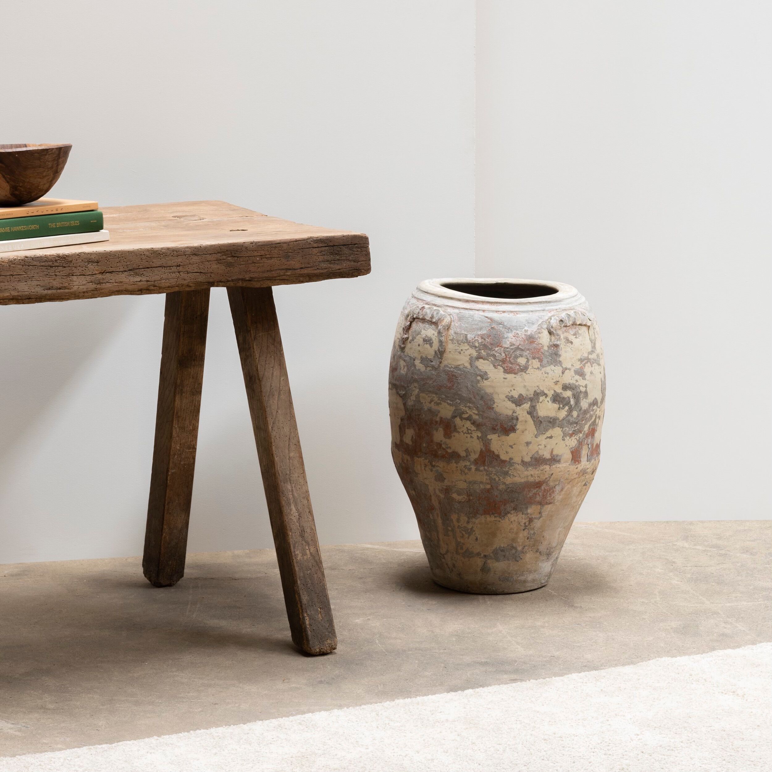 Antique terracotta jar