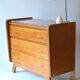 Commode en placage chêne