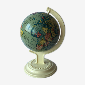 Vintage Earth Globe 1950
