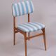 Reupholstered 60s chair