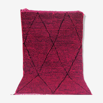 Moroccan pink berber carpet 152x274