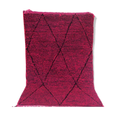 Tapis berbère marocain rose 152x274