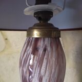 Lampe en verre de Murano améthyste