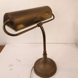 Banker office lamp, notary, piano, copper, 1940