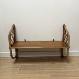 Rattan shelf