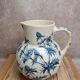 Antique pitcher Jules Vieillard Bordeaux – Chardon model – Ironstone