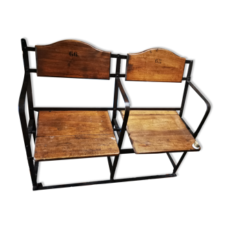Old cinema bench
