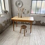 Scandinavian oak and ceramic table