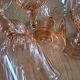 6 verres à pied vintage Rosaline