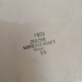 Antique salad bowl from Digoin and Sarreguemines