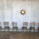 Series of 20 Scandinavian chairs or vintage wooden bistro