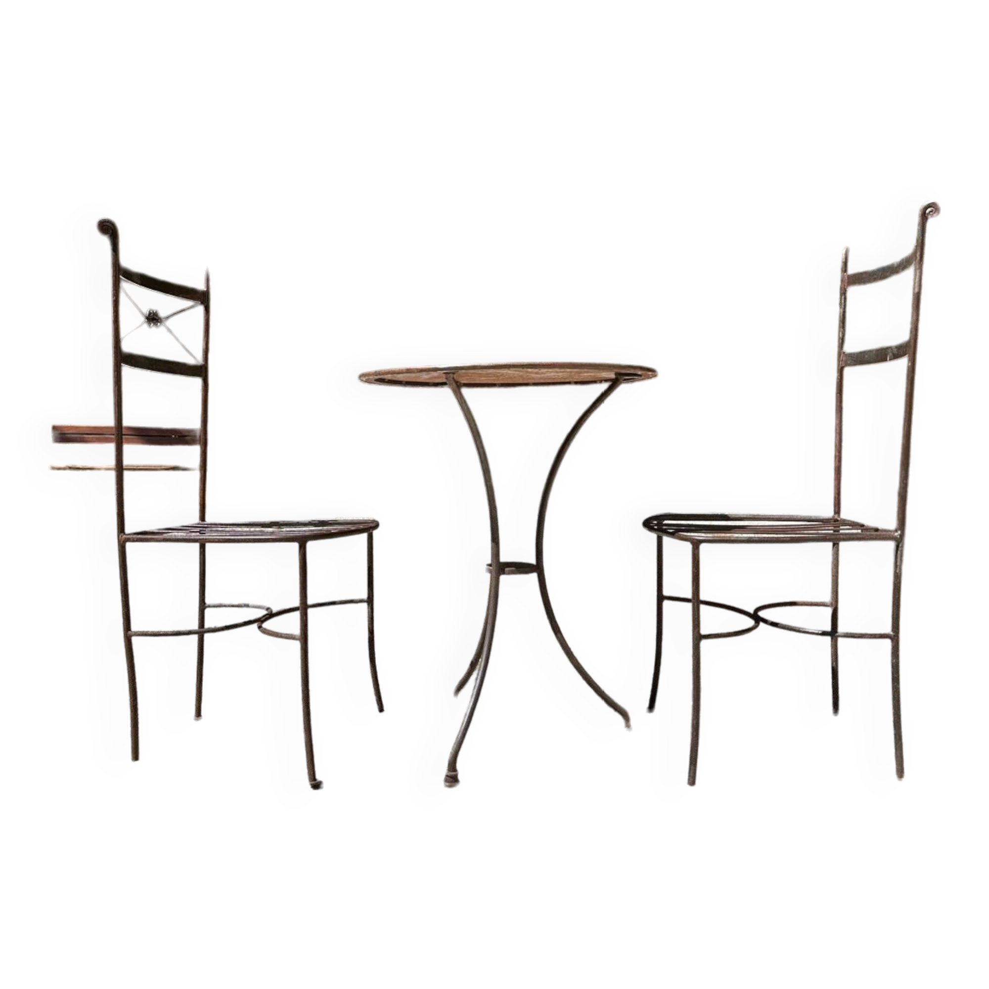 Salon de jardin en fer forgé