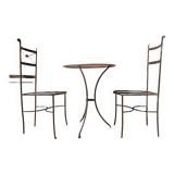 Salon de jardin en fer forgé