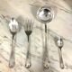 Silver metal cutlery of the silversmith Saint Medard