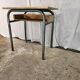 Bureau d'écolier 1960 avec casier