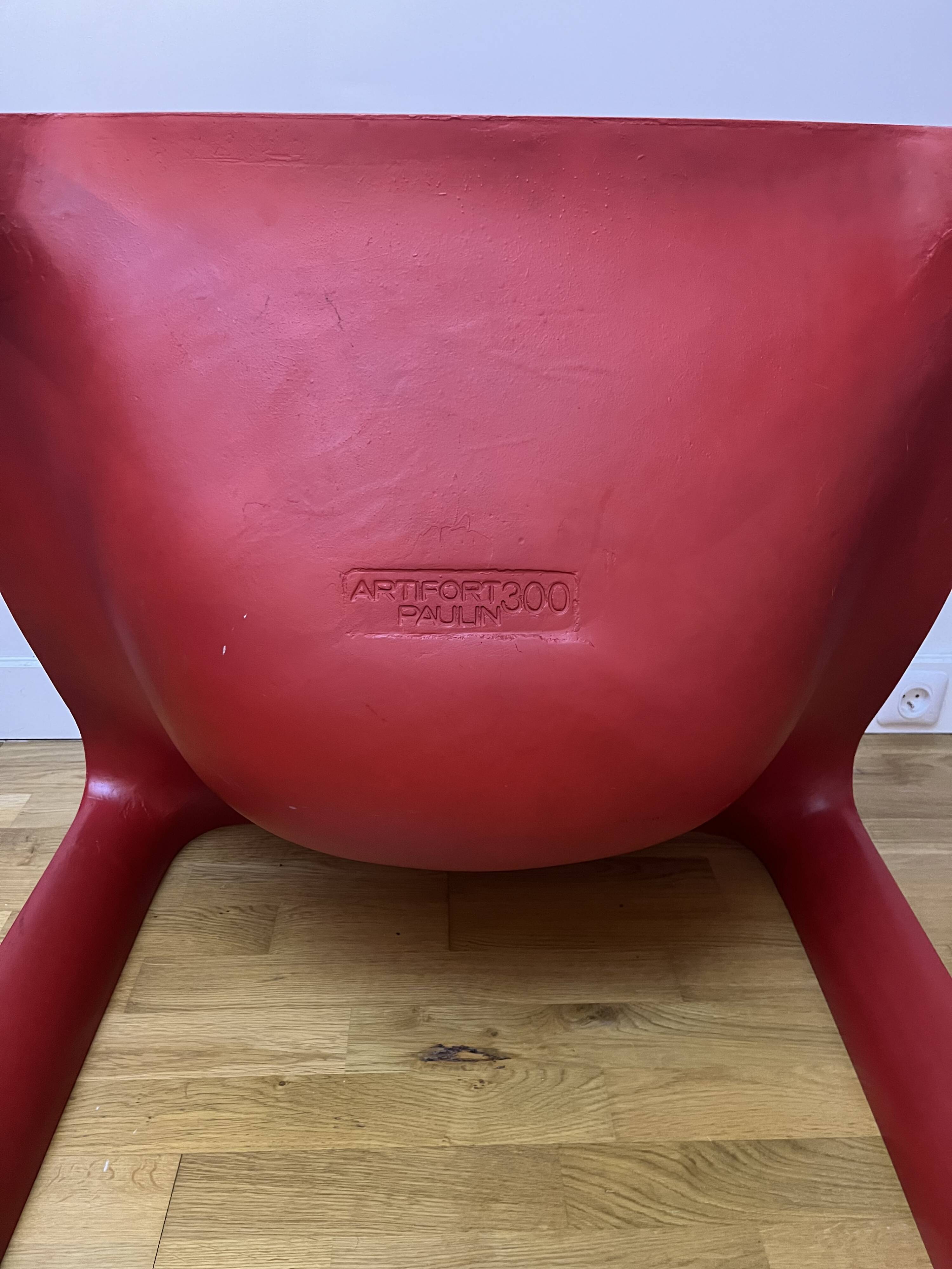 Fauteuil de salon F300 de Pierre Paulin