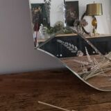 Large vintage venetian mirror  95x67cm