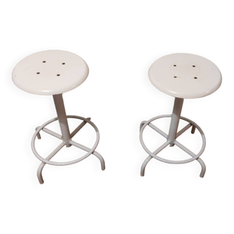 Vintage workshop stools