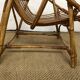 Rattan basket armchair from the 60s and 70s