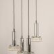 Large glass cascade chandelier designed for Staff Leuchten, Germany, 1970s.