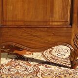Walnut wardrobe in Louis XV style