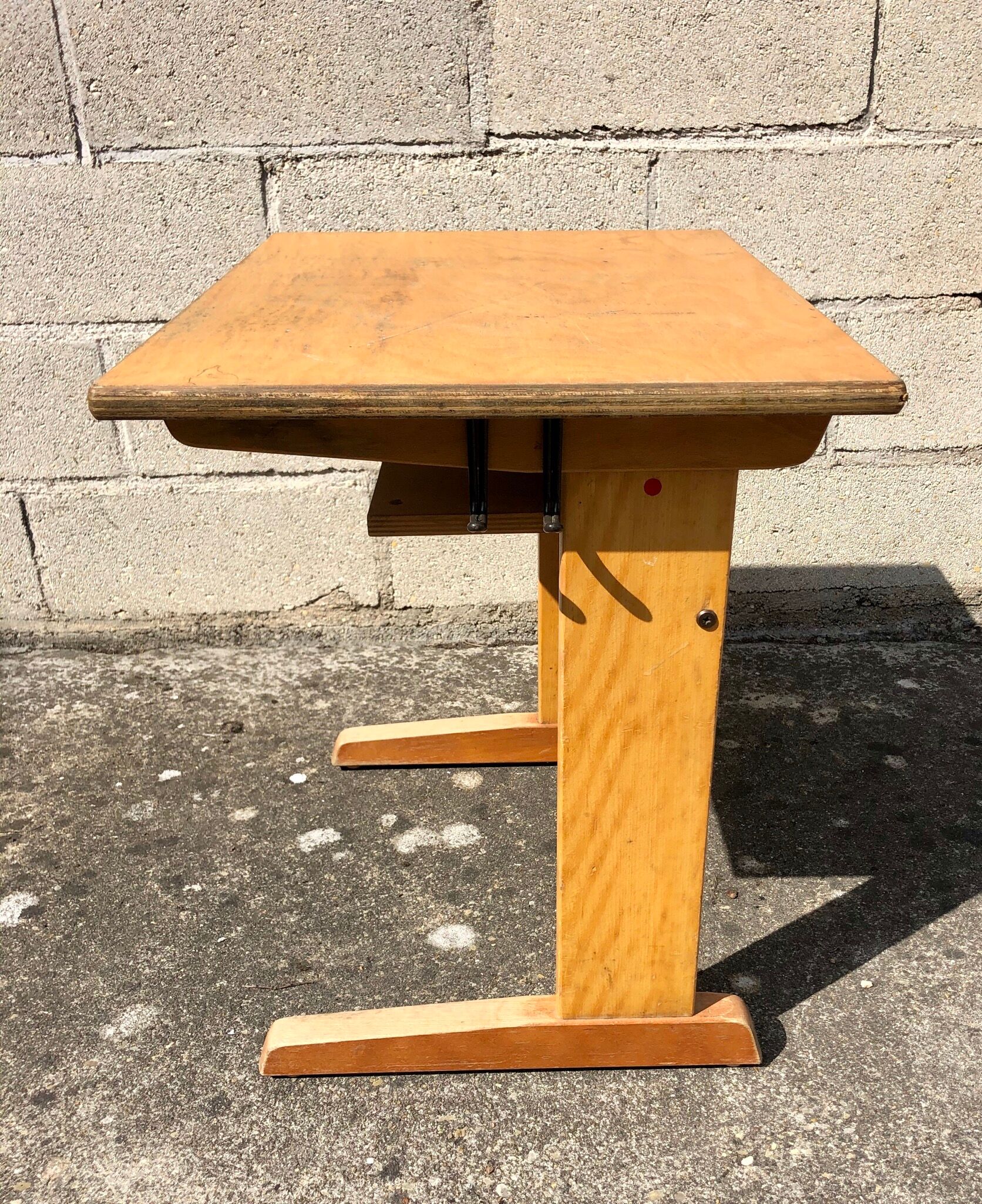 Bureau vintage enfant Casala avec chaise