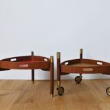Serving trolley in Teak, Italy, 1950s