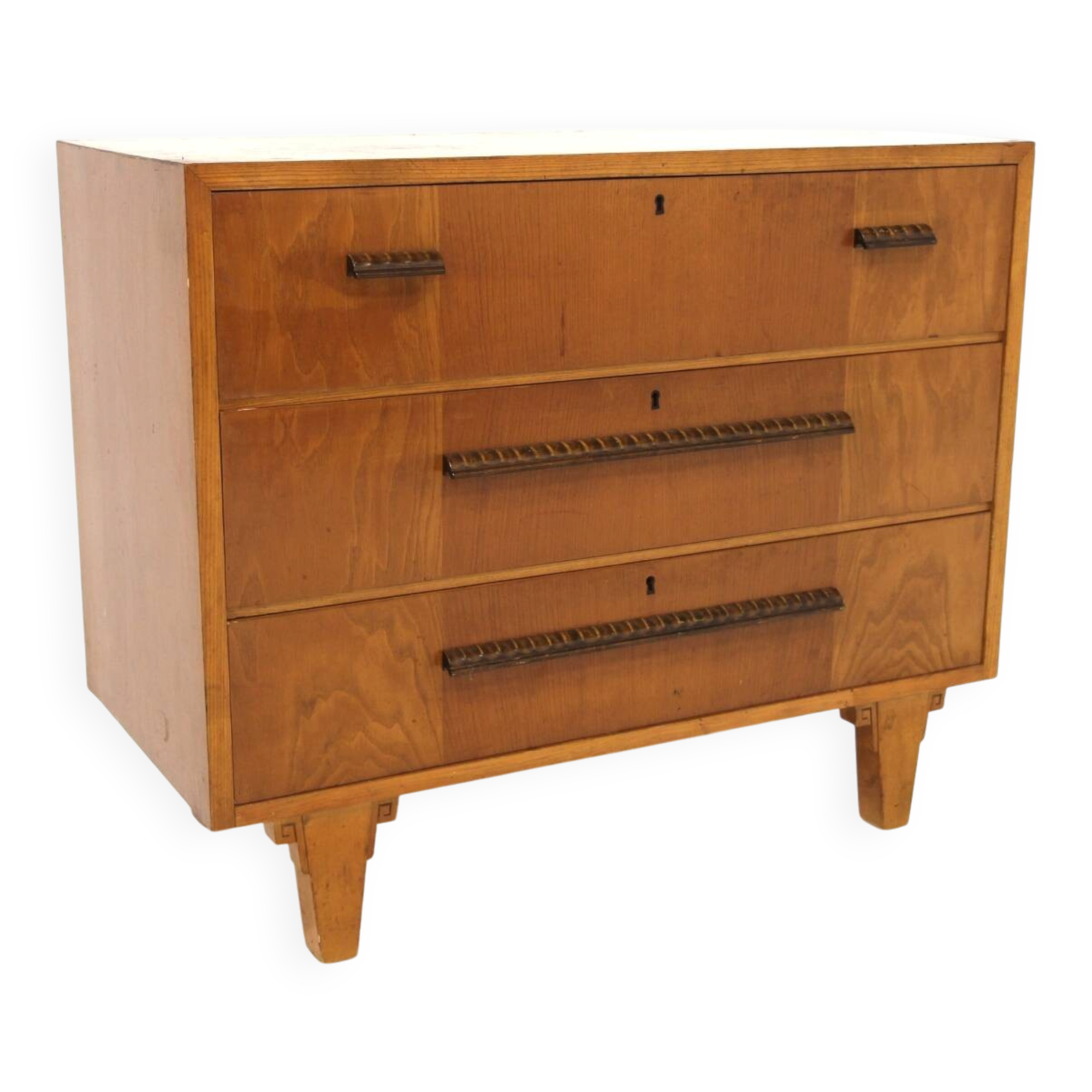 Commode scandinave en orme, Swedish Modern, Suède, 1930