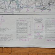 Vintage map of Longuyon