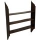 Vintage wooden wall shelve rack bookshelf in oak