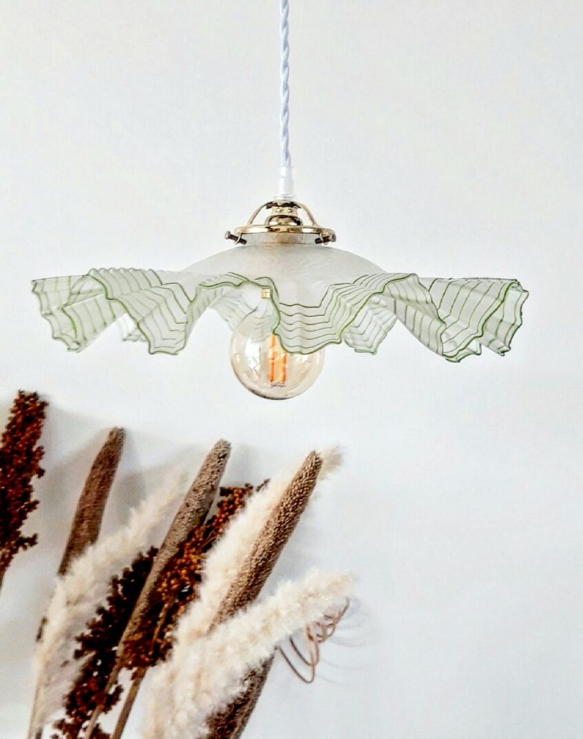 Vintage umbrella pendant lamp