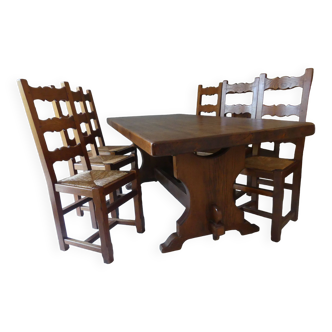 Dining room table and chairs