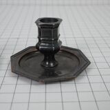 Pair of metal candlesticks