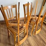 Mismatched set of 4 bistro chairs