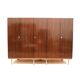 Large vintage rosewood wardrobe from the 1960s