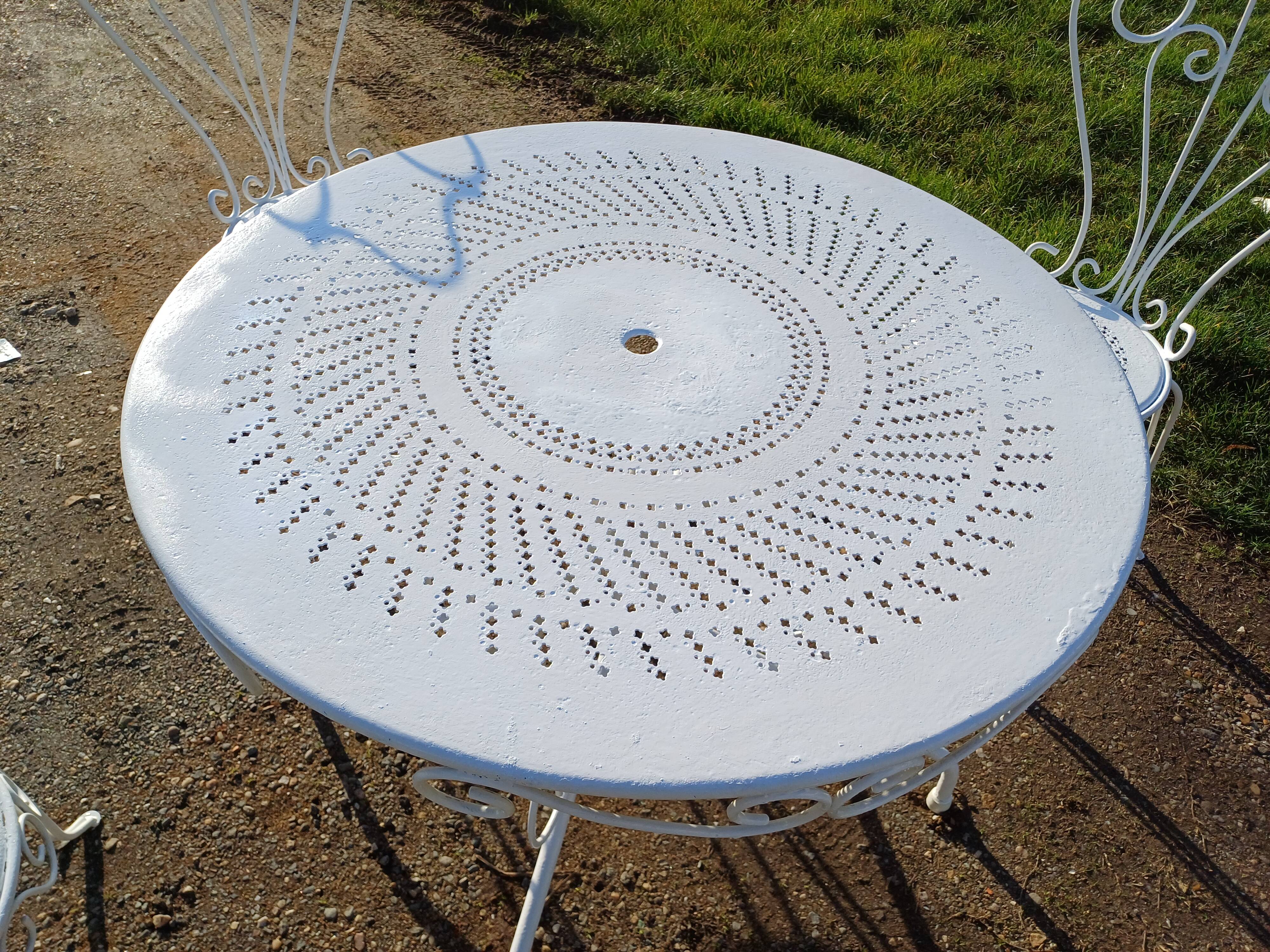 Wrought Iron Garden Furniture 1900