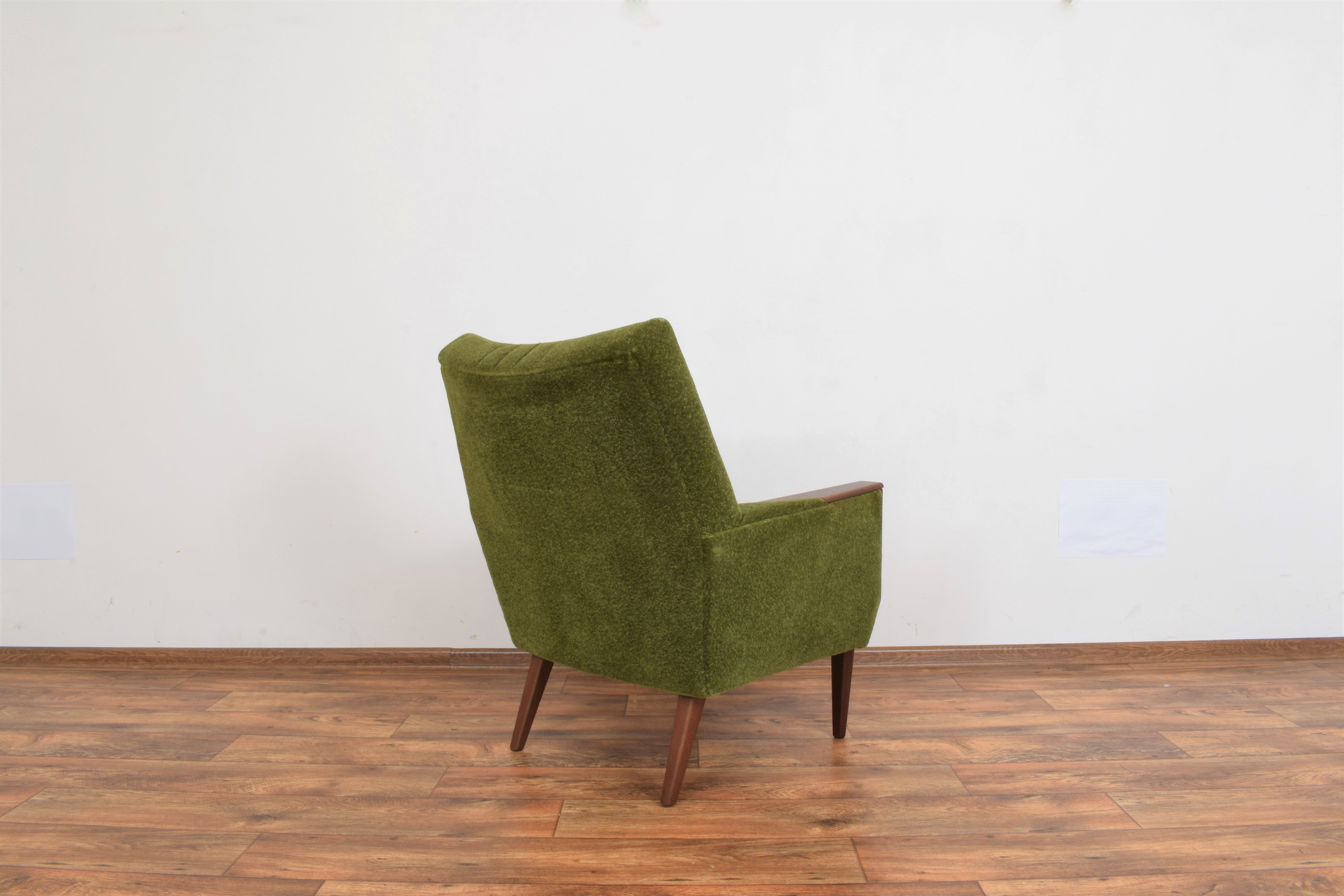 Danish teak armchairs, set of 2