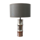 Vintage cast aluminum lamp 70s