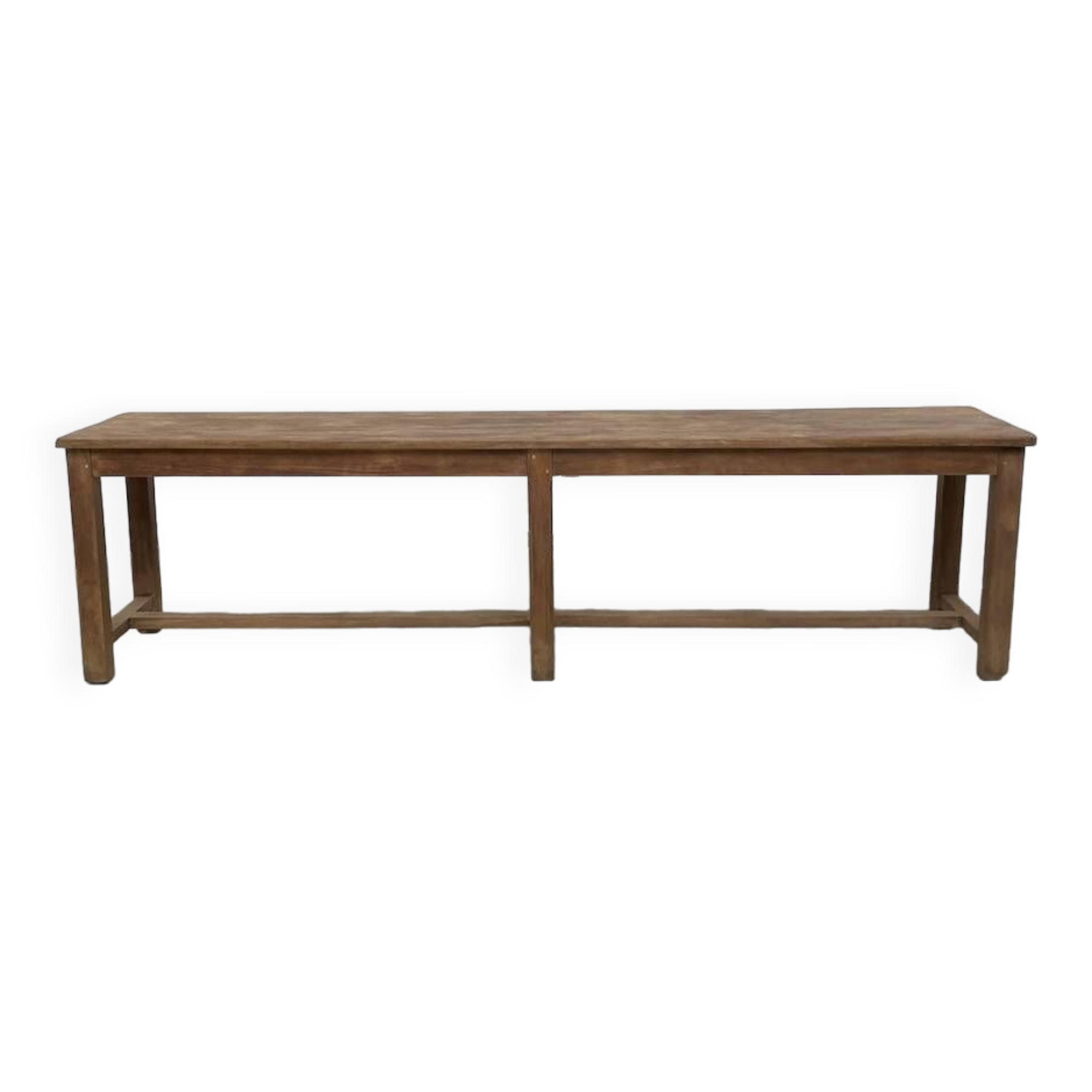 Oak console farm table 3m