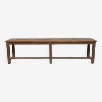 Oak console farm table 3m