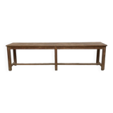 Oak console farm table 3m