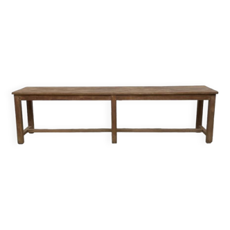 Oak console farm table 3m