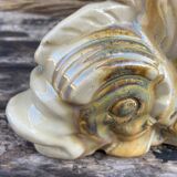 Vase pique flower in faience-fish-60s