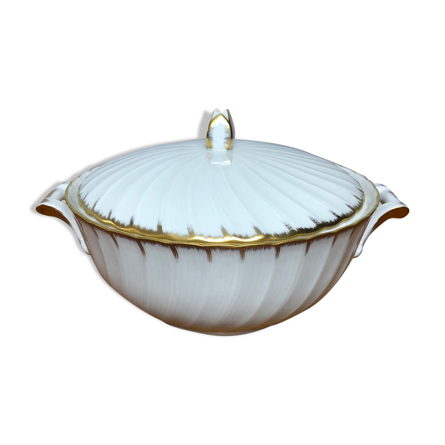 Limoges porcelain soup bowl, Bernardaud