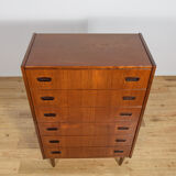 Mid-century teak dresser, Denmark, 1960s