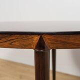Mid-Century Round Rosewood Dining Table Model 71 by Severin Hansen for Hasl