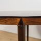 Mid-Century Round Rosewood Dining Table Model 71 by Severin Hansen for Hasl