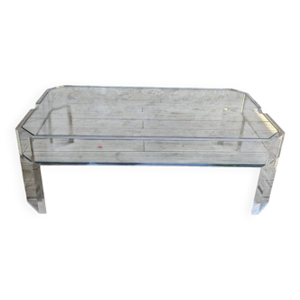 Table basse transparente David Lange