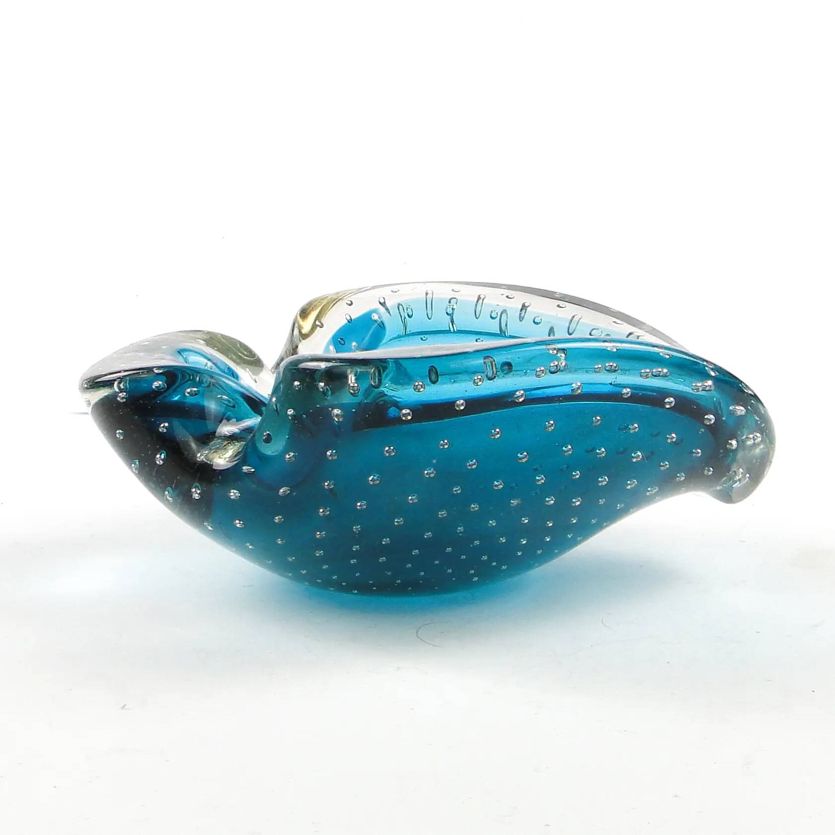 Organizer, Sommerso, Murano glass, Italy, 1950s